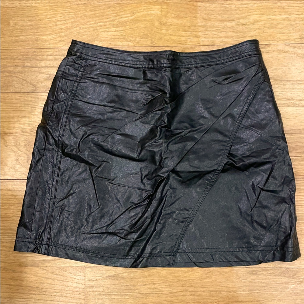 Free People Pleather Skirt
